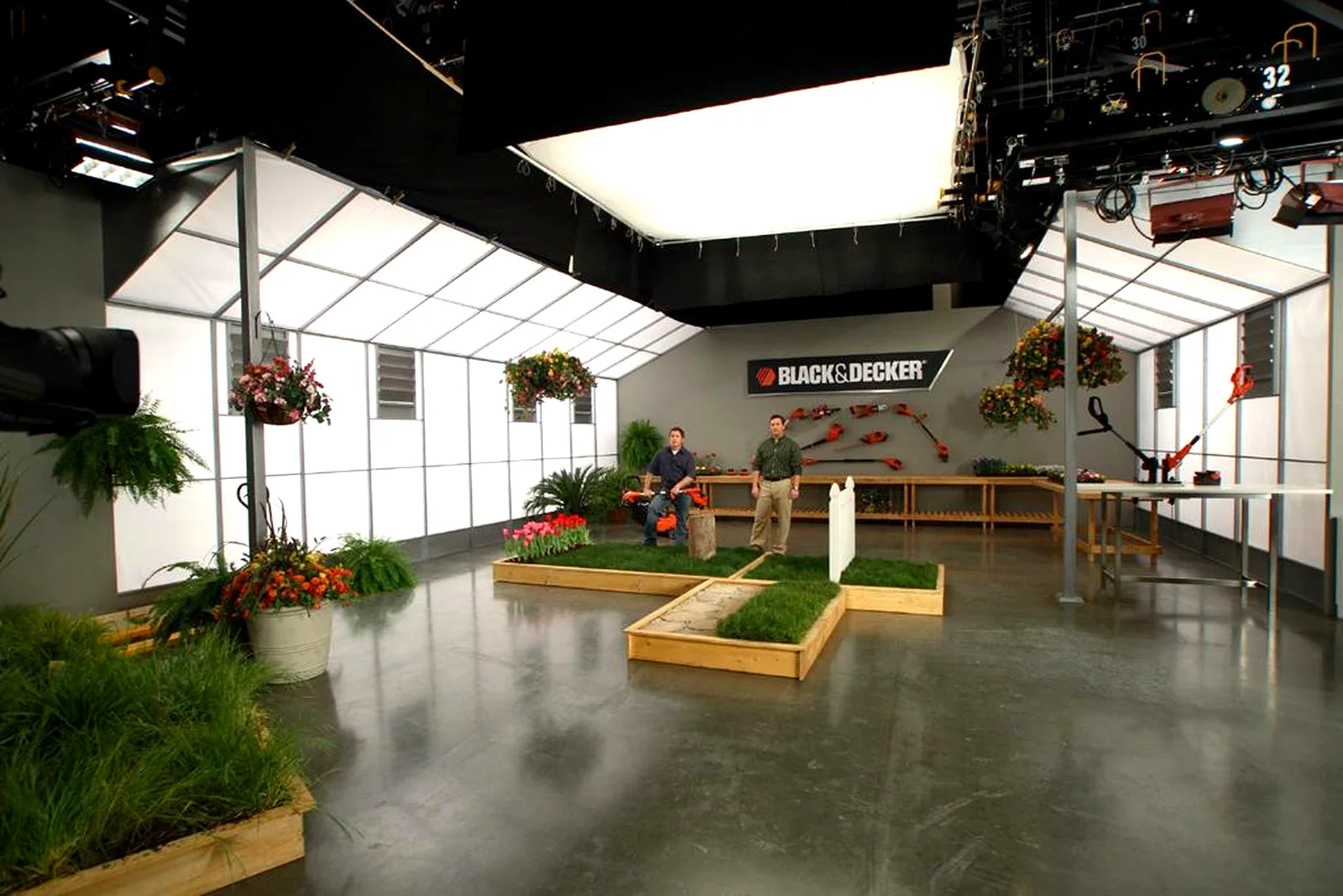 Commercial production · Black & Decker studio set, showing the lighting, staging and product-demonstration setup. A separate project from the Spike TV series.