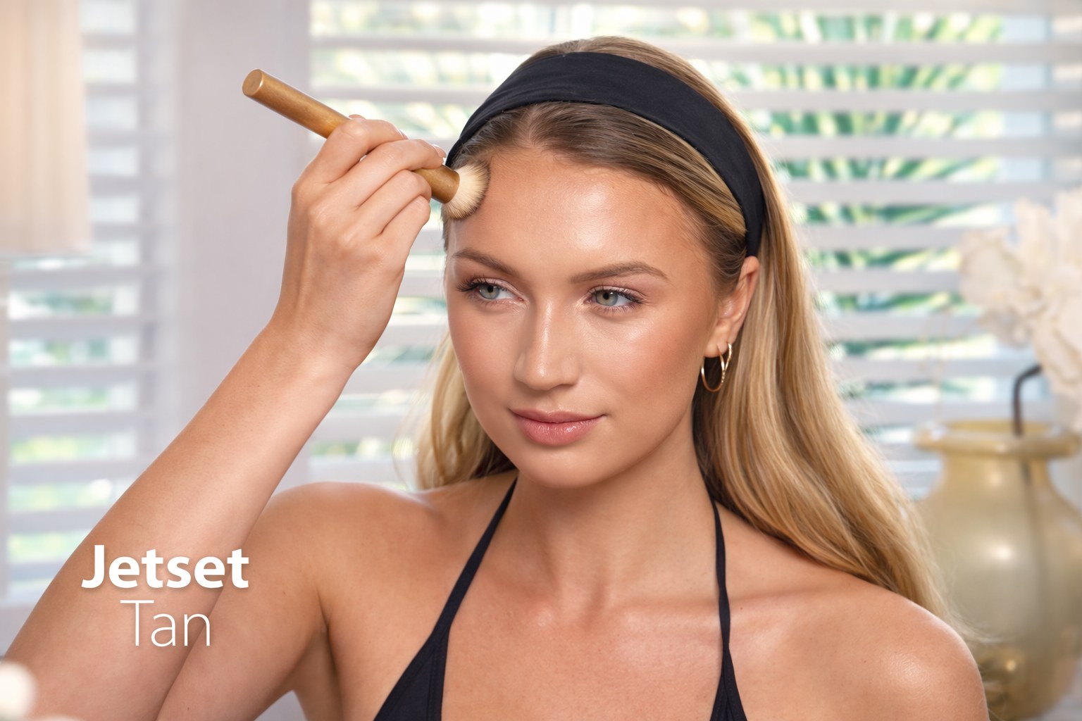 Jetset Tan — a frame from a beauty commercial.